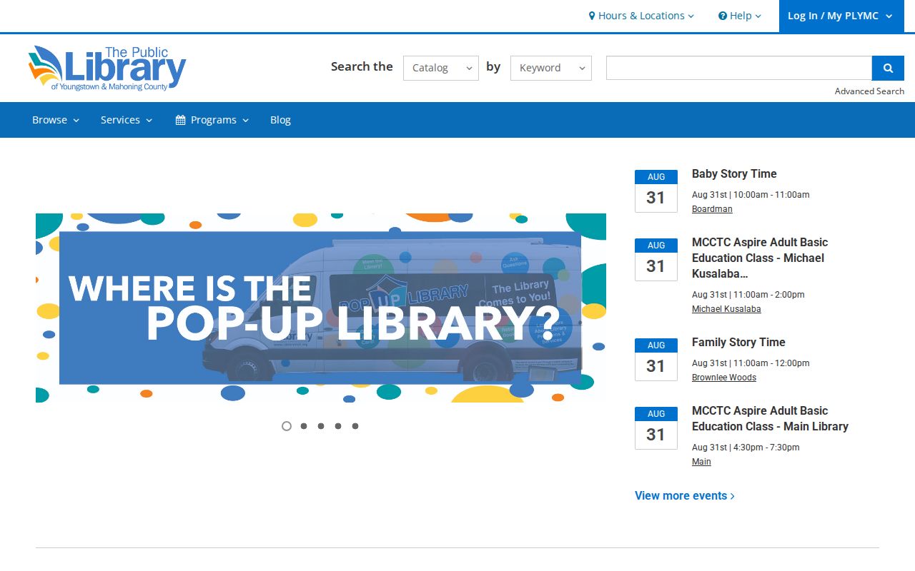 Mahoning County residents directory library research